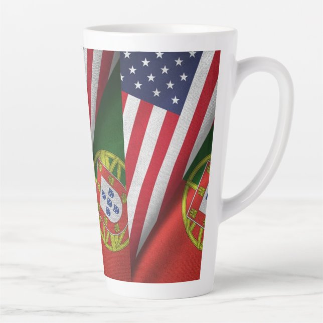 Caneca De Café Latte Português americano (Direita)