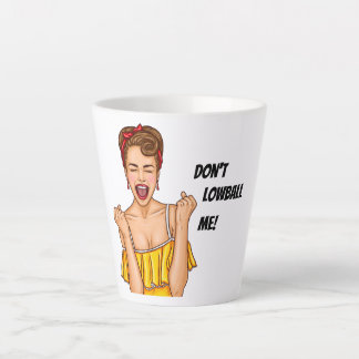 Caneca De Café Latte Poshmark Mug não me deixa cair