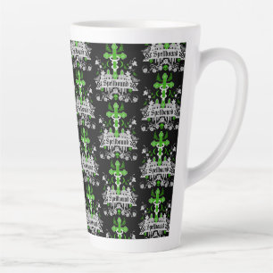 Caneca De Café Latte Posto Gótico Acessórios de Moda Punk