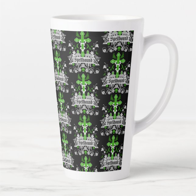 Caneca De Café Latte Posto Gótico Acessórios de Moda Punk (Direita)