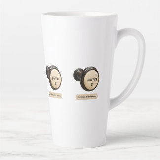 Caneca De Café Latte Pote de Café com Registro de Órgão de Tubos 'COFFE