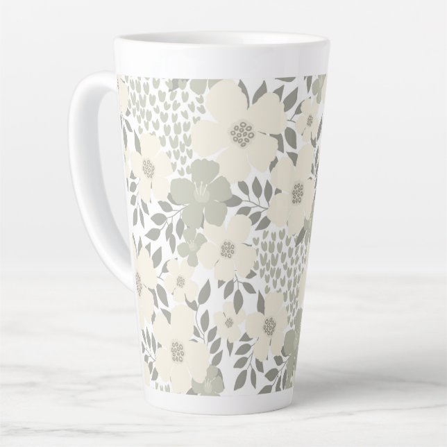 Caneca De Café Latte Prado tranquilo (Ângulo esquerdo)