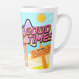 Caneca De Café Latte praia