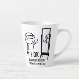 Caneca De Café Latte Precisa de uma lama de café