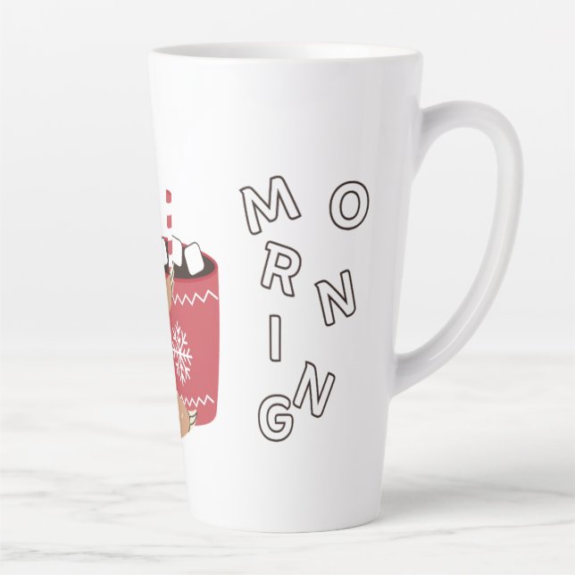 Caneca De Café Latte preguiça (Direita)