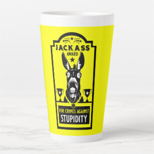 Caneca De Café Latte Prêmio de Jackass