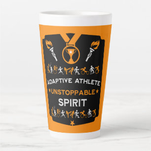 Caneca De Café Latte Presente Adaptive Disabled Sports