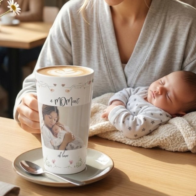 Caneca De Café Latte Presente de Acrílico para o Primeiro Dia das Mães  (Criador carregado)