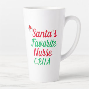 Caneca De Café Latte Presente de Agradecimento do Papai Noel da Enferme