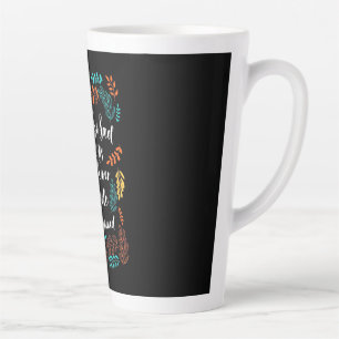 Caneca De Café Latte Presente De Aniversário Não Seja Triste