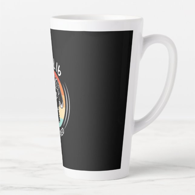 Caneca De Café Latte Presente de aniversário | Nível 16 Aniversário des (Direita)