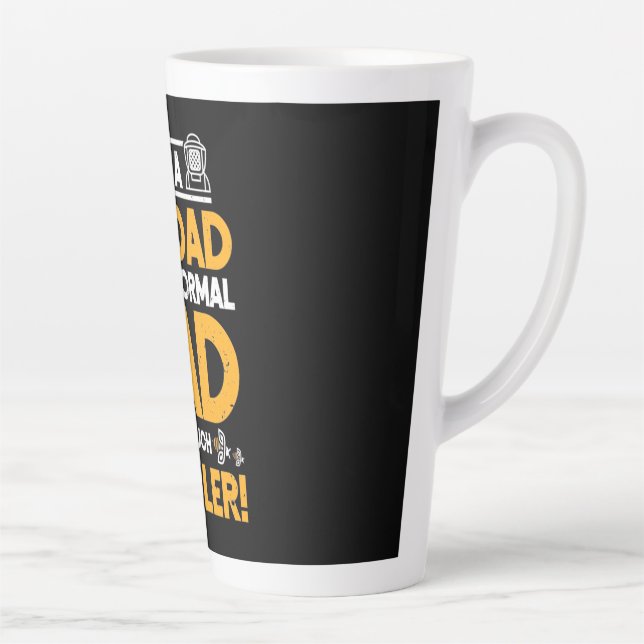 Caneca De Café Latte Presente de apicultor | Sou Pai De Abelhas (Direita)