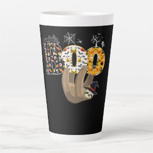 Caneca De Café Latte Presente de aranha Boo Halloween Com Chapéu De B
