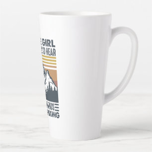 Caneca De Café Latte Presente de Camper Eu Sou A Garota Que Vai Camin