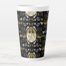 Caneca De Café Latte Presente de Feriado de páscoa de Abril