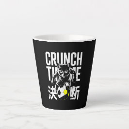 Caneca De Café Latte Presente de Gato de Futebol para Treinadores e Atl