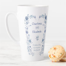 Presente Elegante Azul com Nome Personalizado para
