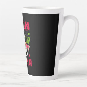 Caneca De Café Latte Presente Equestre Diminuir os calcanhares