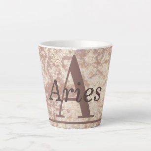 Caneca De Café Latte Presente especial na moda Aries - caneta de caneta