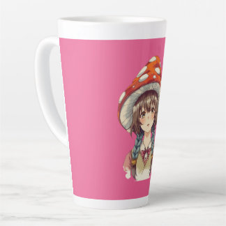 Caneca De Café Latte Presente Fantasia da Natureza de Cogumelo Capricho