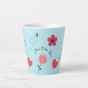 Caneca De Café Latte Presente Para a Mamãe, Melhor Mamãe de Sempre, Eu