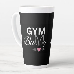 Caneca De Café Latte Presente para Ela que Ama Academia e Treinos Fitne