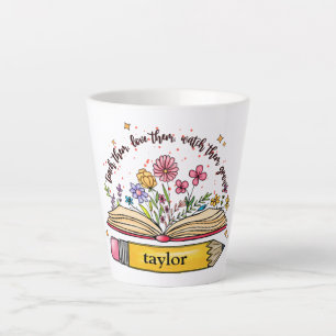Caneca De Café Latte Presente para Professor