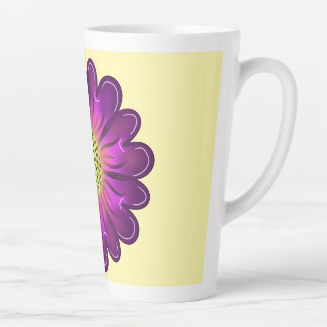 Caneca De Café Latte Presente personalizado Almofada Redonda (Direita)