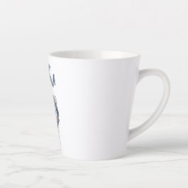 Caneca De Café Latte Presente Personalizado da Super Mãe com Filho e Fi