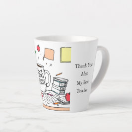 Caneca De Café Latte Presente Personalizado de Café em Agradecimento ao