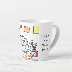 Caneca De Café Latte Presente Personalizado de Café em Agradecimento ao