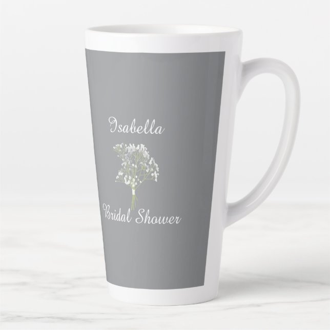 Caneca De Café Latte Presente Personalizado para Chá de Noiva, Presente (Direita)
