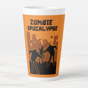 Caneca De Café Latte Presentes Apocalypse Zombie