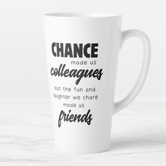 Caneca De Café Latte Presentes de Colega de Trabalho que Está Saindo pa (Direita)