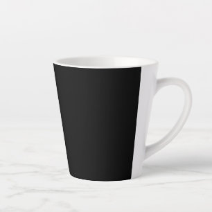 Caneca De Café Latte Preto