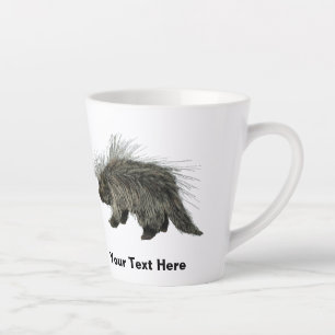Caneca De Café Latte Prickly Porky