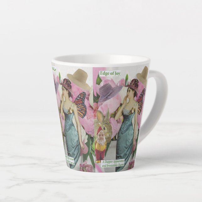 Caneca De Café Latte Primavera (Ângulo direito)
