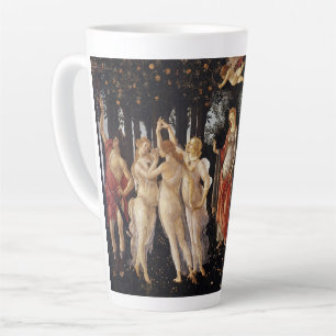 Caneca De Café Latte Primavera, Alegoria da Primavera por Sandro Bottic