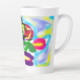 Caneca De Café Latte Primavera beija-flor