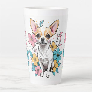 Caneca De Café Latte Primavera Chihuahua