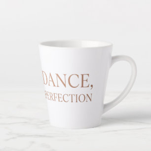 Caneca De Café Latte Primeira Dança, Praticada à Perfeição