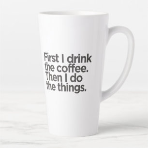 Caneca de Café Latte Primeiro