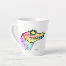 Caneca De Café Latte Prism Gator