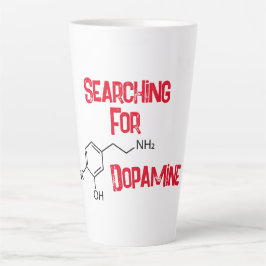 Caneca De Café Latte Procurando Por Dopamina Lette Mug
