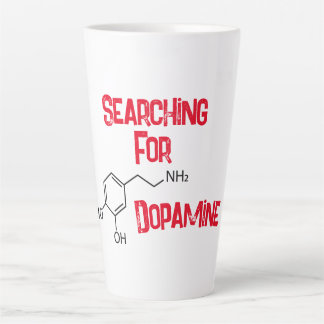 Caneca De Café Latte Procurando Por Dopamina Lette Mug