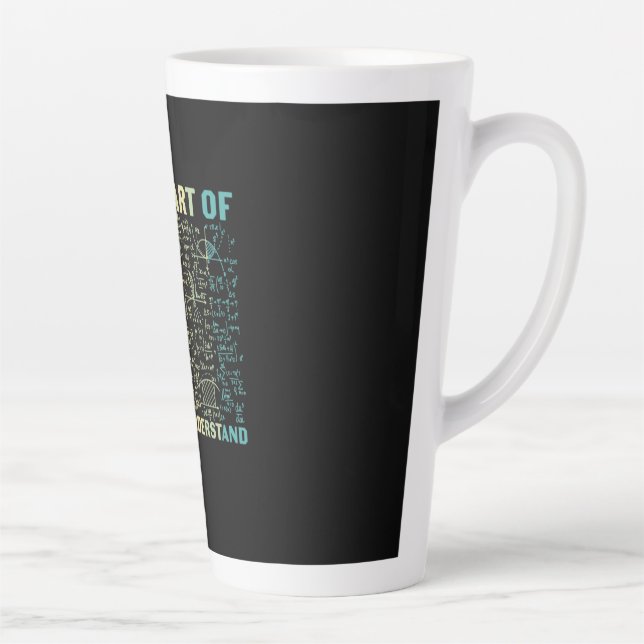 Caneca De Café Latte Professor De Matemática Que Parte Da Matemática (Direita)