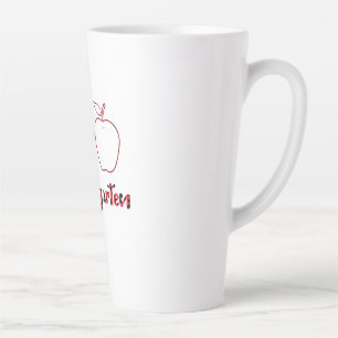 Caneca De Café Latte Professora Art Kis Para Professora Do Jardim De In