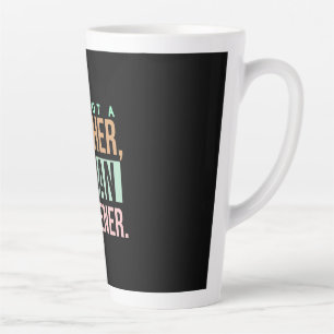 Caneca De Café Latte Professora De Arte E Awakener