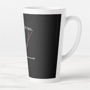 Caneca De Café Latte Professora De Matemática Às Vezes Eu Vou Embora