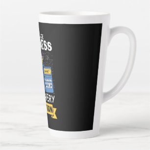 Caneca De Café Latte Professora de Matemática Calcula gentileza